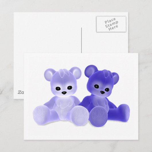 Teddy Bearz Postcard Postkarte (Vorne/Hinten)