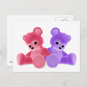 Teddy Bearz Postcard Postkarte (Vorne/Hinten)