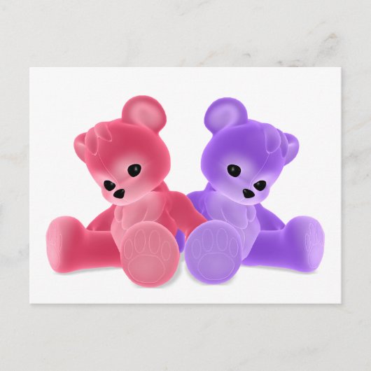 Teddy Bearz Postcard Postkarte (Vorderseite)