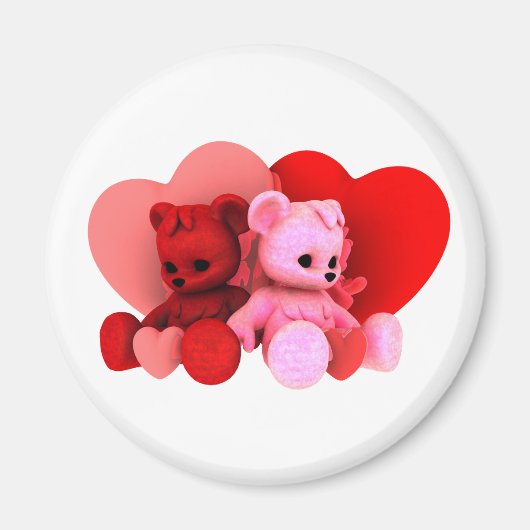 Teddy Bearz Valentine Magnet V2 (Vorne)