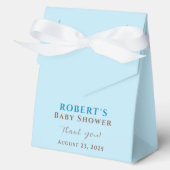 Teddy Blue Bear We Can Bearly Wait Geschenkschachtel (Vorderseite)