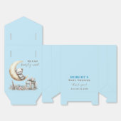 Teddy Blue Bear We Can Bearly Wait Geschenkschachtel (Ungefaltet)