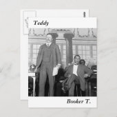 Teddy & Booker T., Anfang des 19. Postkarte (Vorne/Hinten)