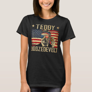 Teddy Boozedevelt Theodore Roosevelt 4. Juli a T-Shirt