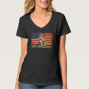 Teddy Boozedevelt Theodore Roosevelt 4. Juli a T-Shirt