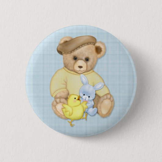 Teddy Boy Easter Button (Vorderseite)