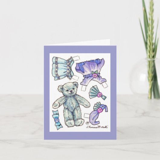 Teddy Card Karte (Vorderseite)