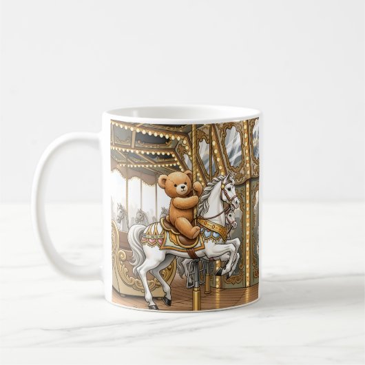 Teddy Carousel Ride Kaffeetasse (Links)