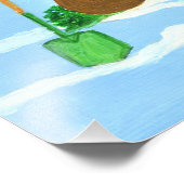 Teddy Christmas Print Fotodruck (Ecke)