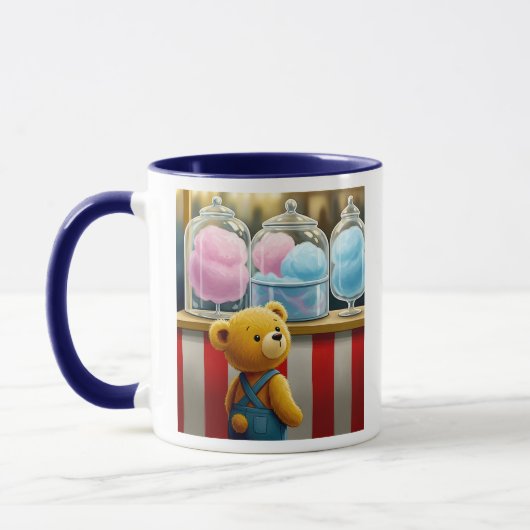 Teddy Cotton Candy Tasse (Links)
