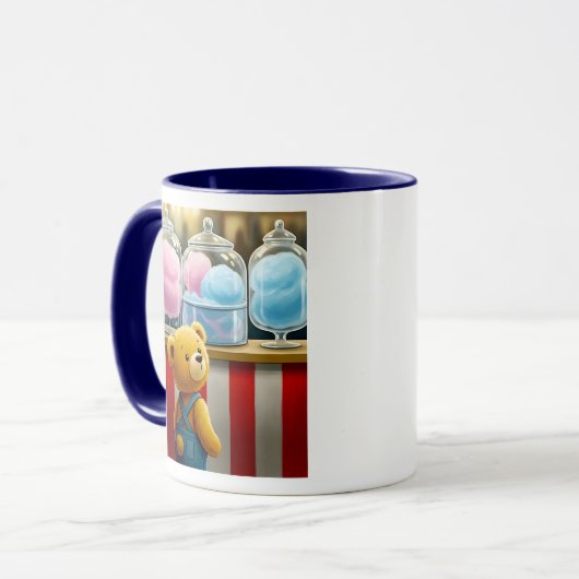 Teddy Cotton Candy Tasse (Vorderseite Links)