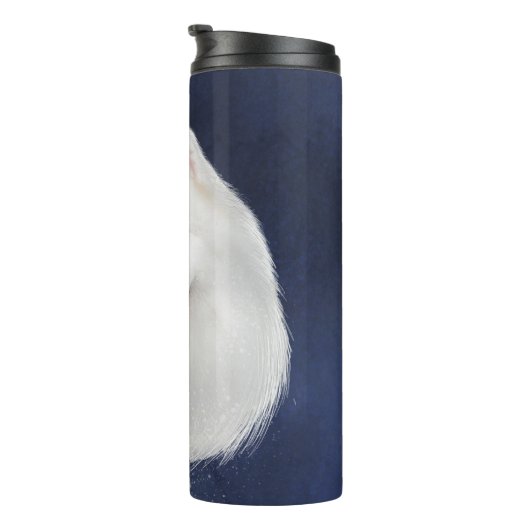 Teddy der Samoid Thermosbecher (Nach rechts gedreht)