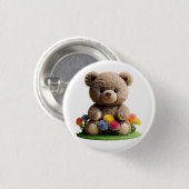 Teddy_design- von Maaya Prints, White Button (Vorne & Hinten)