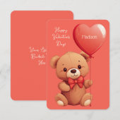 Teddy für benutzerdefinierte Text-Liebe (Vorne/Hinten)