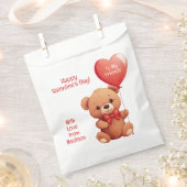 Teddy für benutzerdefinierte Text-Liebe Geschenktütchen (Ausgeschnitten)