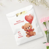 Teddy für benutzerdefinierte Text-Liebe Geschenktütchen (Versiegelt)