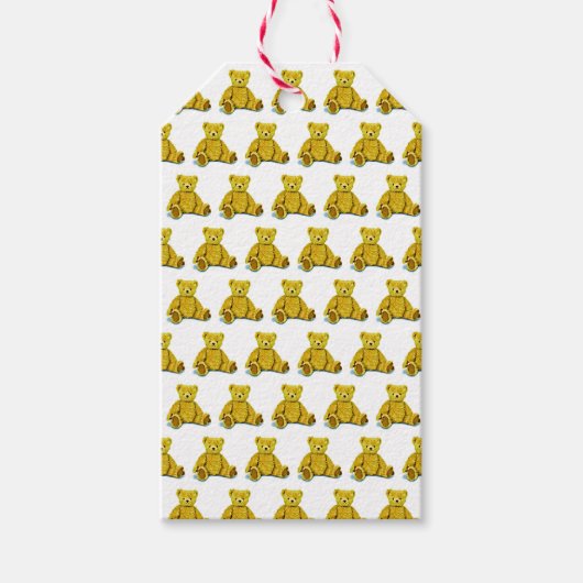 Teddy Geschenkanhänger (Vorderseite)