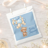 Teddy Girl baby dusche - Blue Geschenktütchen (Ausgeschnitten)
