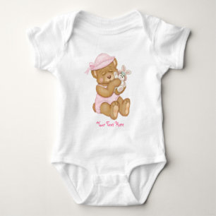 Teddy Girl Oaster Baby Strampler