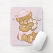 Teddy Girl Oaster Mousepad (Mit Mouse)