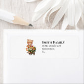 Teddy Girl Pink Foral rustikal (Insitu)