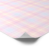 Teddy Girl Pink Poster (Ecke)