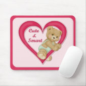 Teddy Heart Mousepad (Mit Mouse)