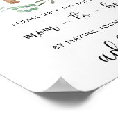 Teddy hilft der betriebsamen Mama, einen Umschlag Poster (Ecke)