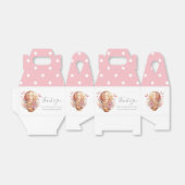 Teddy Hot Air Ballon Pink Poka Dots Geschenkschachtel (Ungefaltet)