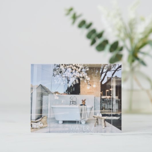 Teddy in Bath Postcard Postkarte (Stehend Vorderseite)