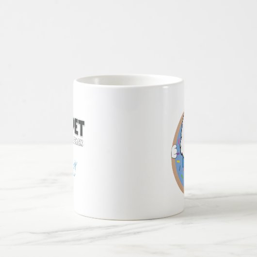 Teddy in Donut Kaffeetasse (Mittel)