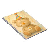 Teddy in einem Party-Hut von Natasha Us Notizblock (Rechte Seite)