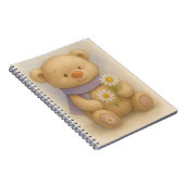 Teddy in Lavendel Scarf von Natasha Us Notizblock (Rechte Seite)