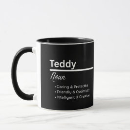 Teddy Jungen Name Definition Personalisierter Bech Tasse