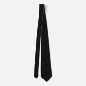 Teddy Krawatte | Mitternachtsschwarzer Pinstripe L (Rückseite)