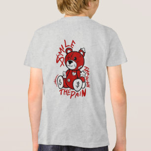 Teddy, lächle den Schmerz Tri-Blend Shirt