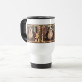 Teddy-Liebe-Baum-Reise-Tasse Reisebecher (Vorderseite Links)