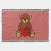 Teddy Liebe Decke (Vorderseite)