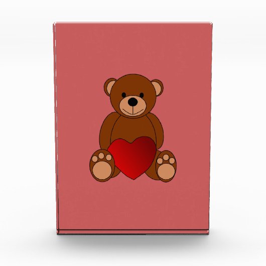 Teddy Liebe Fotoblock (Vorderseite)