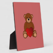 Teddy Liebe Fotoplatte (Seite)