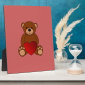 Teddy Liebe Fotoplatte (Seite)