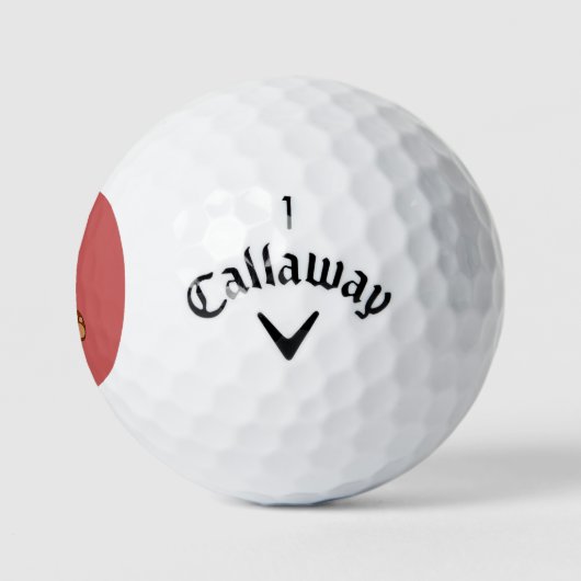 Teddy Liebe Golfball (Logo)