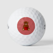 Teddy Liebe Golfball (Vorderseite)