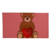 Teddy Liebe Kissenbezug (Rückseite-Rechts)