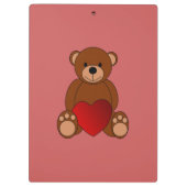 Teddy Liebe Klemmbrett (Rückseite)