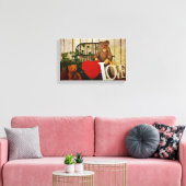 Teddy Liebe Leinwanddruck (Insitu (Wohnzimmer))