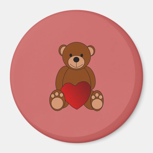 Teddy Liebe Magnet (Vorne)