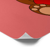 Teddy Liebe Poster (Ecke)