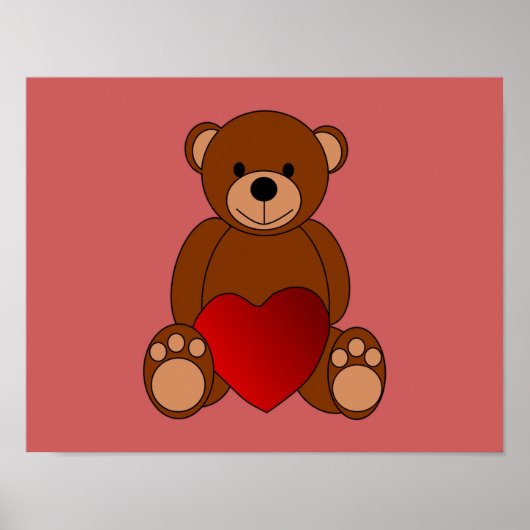 Teddy Liebe Poster (Vorne)