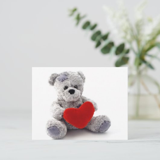 Teddy Liebe Postkarte (Stehend Vorderseite)